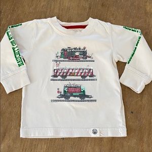 Wes & Willy Toddler Christmas trains shirt